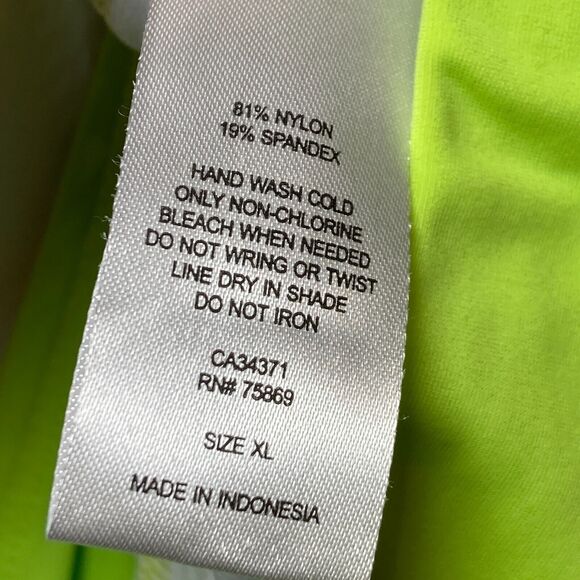 Go Gossip Women's Black White Contrast-Trim Swim Shorts w Drawstring, XL - Picture 13 of 14